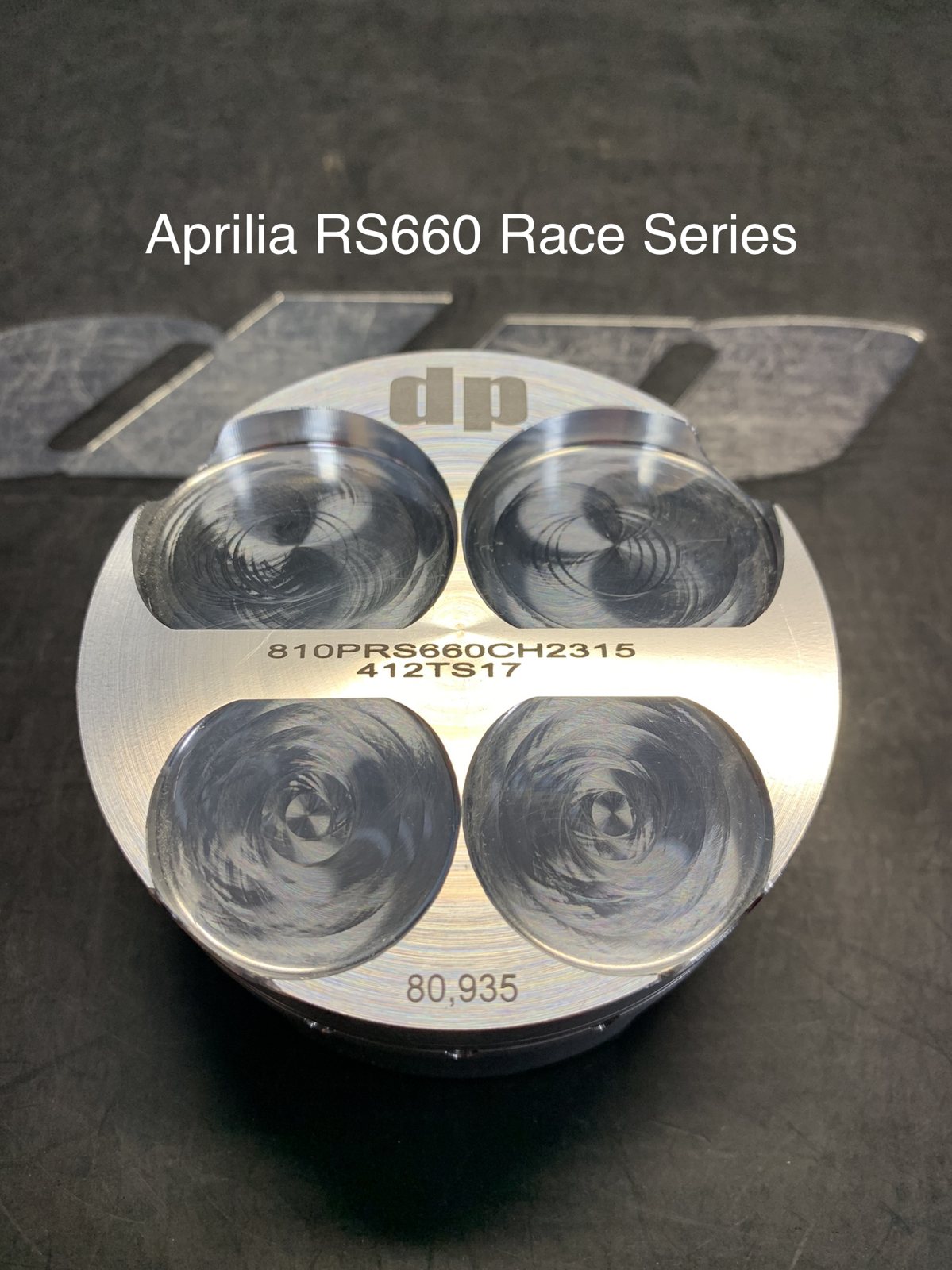 Aprilia RS660 Race Series Pistons 2 Aprilia RS660 Race Series Pistons - DP Engine Parts