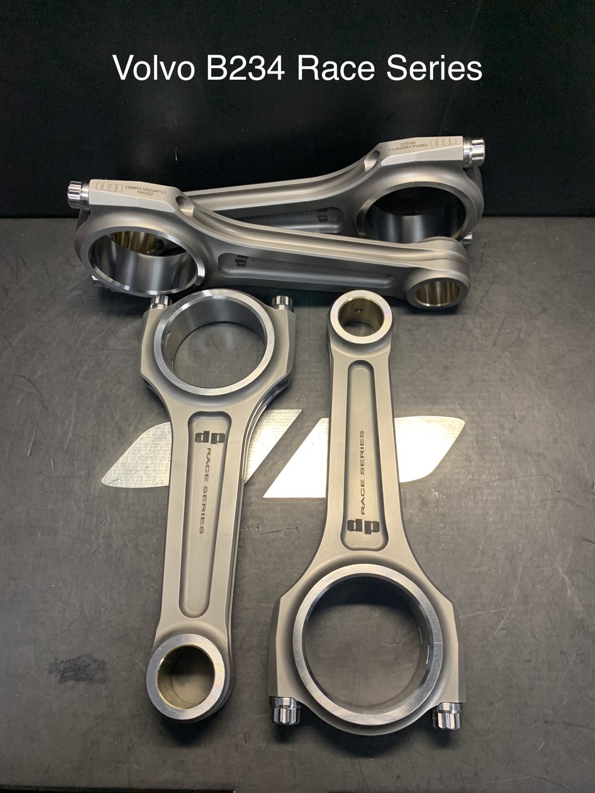 Volvo B230 8V Race Series Rods 2 Volvo B230 8V Race Series Rods - DP Engine Parts